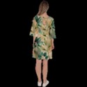 Flowers Spring Velour Kimono Dress View4