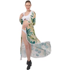 Flowers Spring Maxi Chiffon Beach Wrap