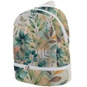 Flowers Spring Zip Bottom Backpack View1