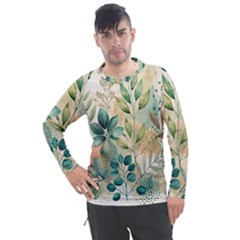 Flowers Spring Men s Pique Long Sleeve T-shirt