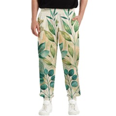 Flowers Spring Men s Elastic Waist Pants