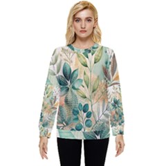 Flowers Spring Hidden Pocket Sweatshirt