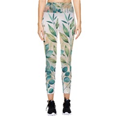 Flowers Spring Pocket Leggings 