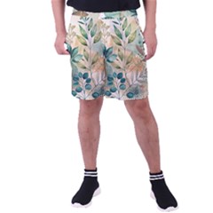 Flowers Spring Men s Pocket Shorts