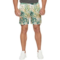 Flowers Spring Men s Runner Shorts by Maspions