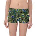 Peacock Pattern Boyleg Bikini Bottoms View1