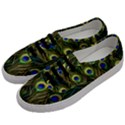 Peacock Pattern Men s Classic Low Top Sneakers View2