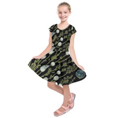 Sea Weed Salt Water Kids  Short Sleeve Dress