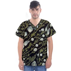 Sea Weed Salt Water Men s V-neck Scrub Top