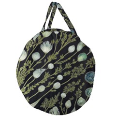 Sea Weed Salt Water Giant Round Zipper Tote