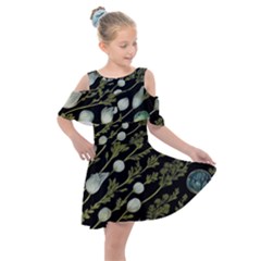 Sea Weed Salt Water Kids  Shoulder Cutout Chiffon Dress