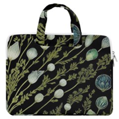 Sea Weed Salt Water Macbook Pro 15  Double Pocket Laptop Bag 