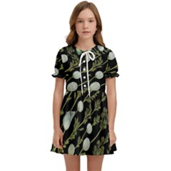 Sea Weed Salt Water Kids  Sweet Collar Dress