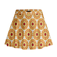 Pattern Shape Design Art Drawing Mini Flare Skirt