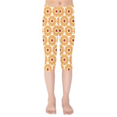 Pattern Shape Design Art Drawing Kids  Capri Leggings 