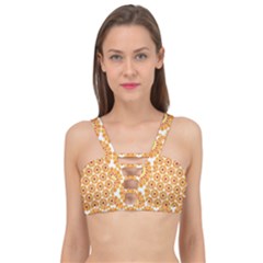 Pattern Shape Design Art Drawing Cage Up Bikini Top