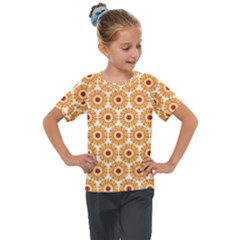 Pattern Shape Design Art Drawing Kids  Mesh Piece T-shirt