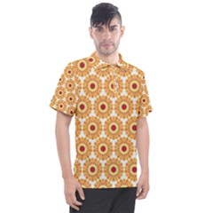 Pattern Shape Design Art Drawing Men s Polo T-shirt