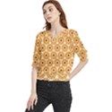 Pattern Shape Design Art Drawing Quarter Sleeve Blouse View1