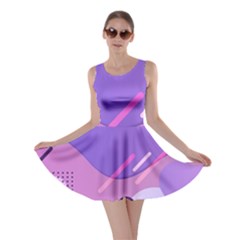 Colorful Labstract Wallpaper Theme Skater Dress by Apen