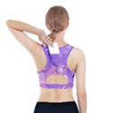 Colorful Labstract Wallpaper Theme Sports Bra With Pocket View2