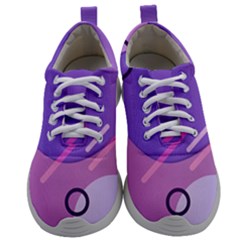 Colorful Labstract Wallpaper Theme Mens Athletic Shoes