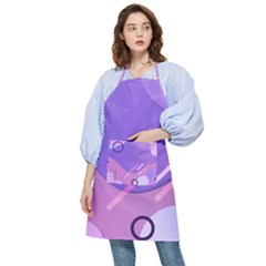 Colorful Labstract Wallpaper Theme Pocket Apron