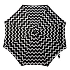 Wave Pattern Wavy Halftone Hook Handle Umbrellas (medium)