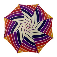 Angles Design Pattern Retro Golf Umbrellas