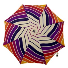 Angles Design Pattern Retro Hook Handle Umbrellas (small)