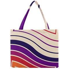 Angles Design Pattern Retro Mini Tote Bag