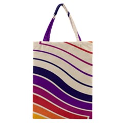 Angles Design Pattern Retro Classic Tote Bag by Maspions