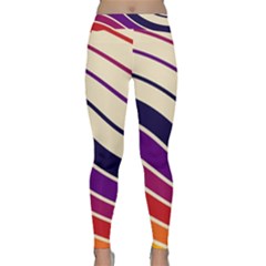 Angles Design Pattern Retro Classic Yoga Leggings