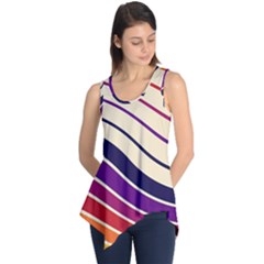 Angles Design Pattern Retro Sleeveless Tunic