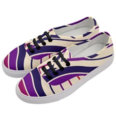 Angles Design Pattern Retro Women s Classic Low Top Sneakers