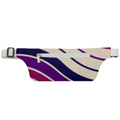 Angles Design Pattern Retro Active Waist Bag