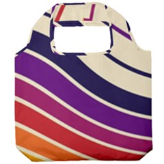 Angles Design Pattern Retro Foldable Grocery Recycle Bag