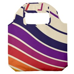 Angles Design Pattern Retro Premium Foldable Grocery Recycle Bag