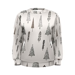 Christmas Tree Trees Nature Women s Sweatshirt