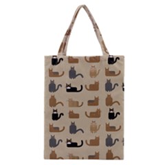 Cat Pattern Texture Animal Classic Tote Bag