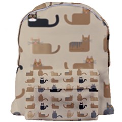 Cat Pattern Texture Animal Giant Full Print Backpack