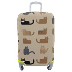 Cat Pattern Texture Animal Luggage Cover (medium)