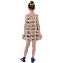 Cat Pattern Texture Animal Kids  Cross Back Dress View2