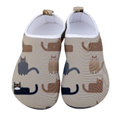 Cat Pattern Texture Animal Kids  Sock-style Water Shoes