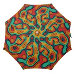 Paper Cut Abstract Pattern Straight Umbrellas