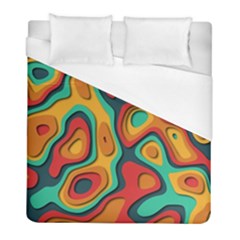 Paper Cut Abstract Pattern Duvet Cover (full/ Double Size)