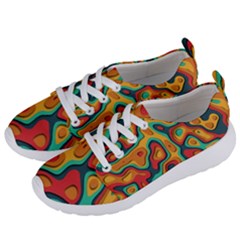 Paper Cut Abstract Pattern Women s Lightweight Sports Shoes