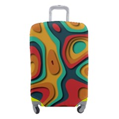 Paper Cut Abstract Pattern Luggage Cover (small)