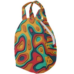 Paper Cut Abstract Pattern Travel Backpack