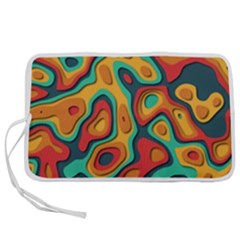 Paper Cut Abstract Pattern Pen Storage Case (s) by Maspions